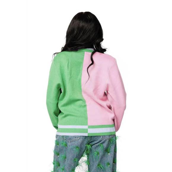 NEW QUEEN OF SPARKLES licensed character profile wicked sweatshirt in green pink - Picture 4 of 6